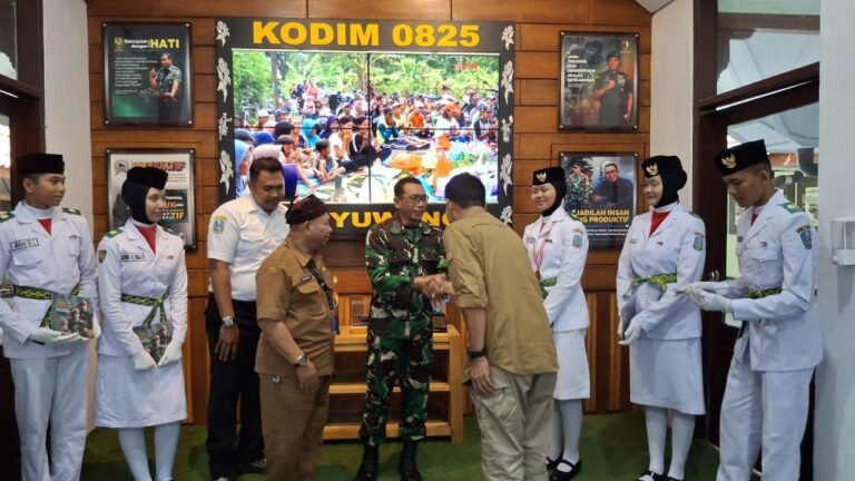 Dandim 0825/Banyuwangi Menerima Audiensi Duta Pancasila Purna Paskibraka Indonesia (DPPI) Tahun 2025