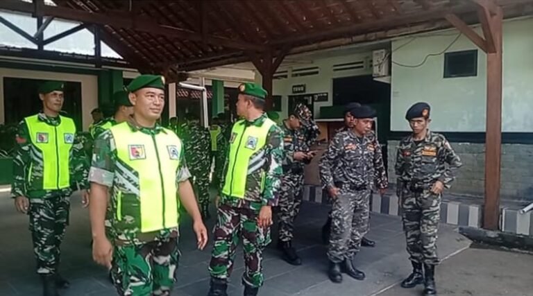 TNI dan Banser Gelar Apel Sinergi Kebangsaan di Banyuwangi