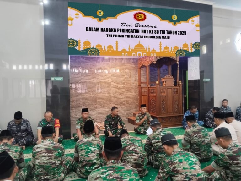 Kodim 0825/Banyuwangi Gelar Doa Bersama Peringati Dirgahayu TNI ke-80