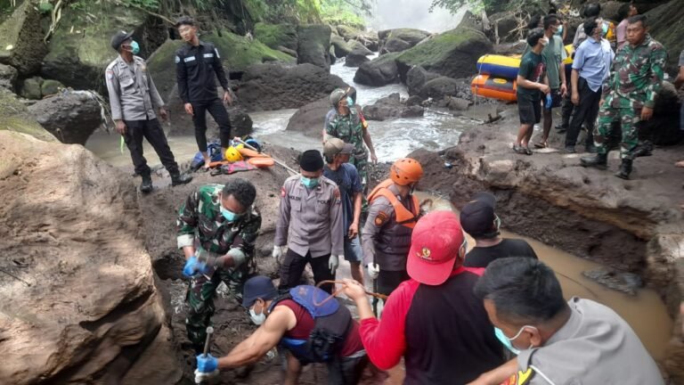 Koramil Songgon Berperan Penting dalam Penemuan Jasad Tukang Pemecah Batu di Sungai Badeng