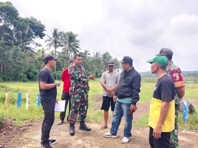 Semangat Produktif, Danramil Songgon Pimpin Langsung Survei Lahan KDKMP: Komintmen TNI Wujudkan Kesejahteraan Rakyat