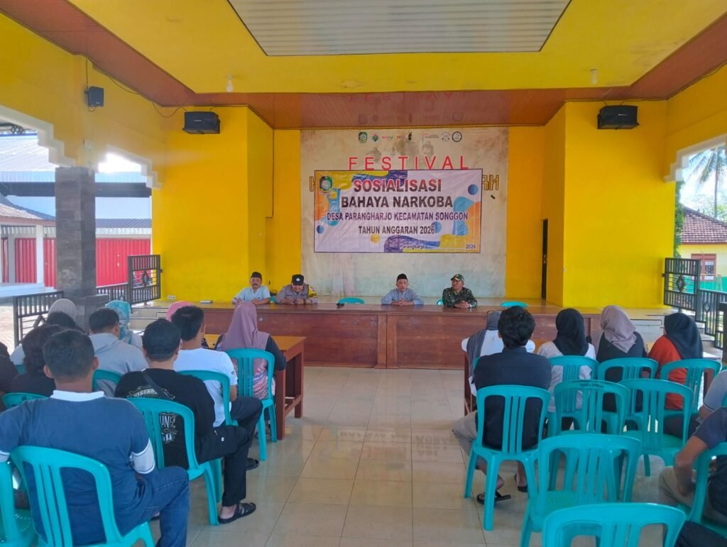 Babinsa Koramil Songgon Turun Langsung ke Desa: Perang Melawan Narkoba Dimulai dari Generasi Muda Parangharjo